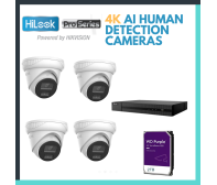 HiLooK 8MP Security 4 camera package