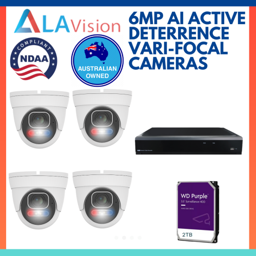 6MP AI ACTIVE DETERRENCE VARI-FOCAL CAMERAS