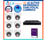 4K AI ACTIVE DETERRENCE VARI-FOCAL CAMERAS