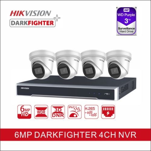 Hikvision 6mp Ip Cctv Security Camera System