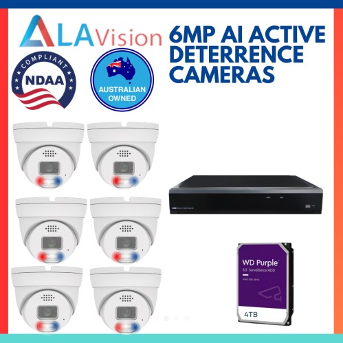 La Vision 3k 24 7 Colour Active Deterrence Camera Package